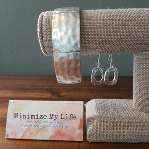 Lia Sophia DEWY earrings and matching bracelet